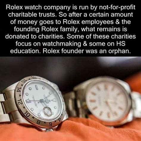 rolex charity